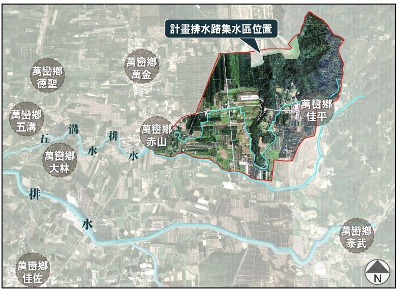 解決185沿山公路赤山村段積(淹)水情事-185縣道40K+100處易淹水區排水改善工程